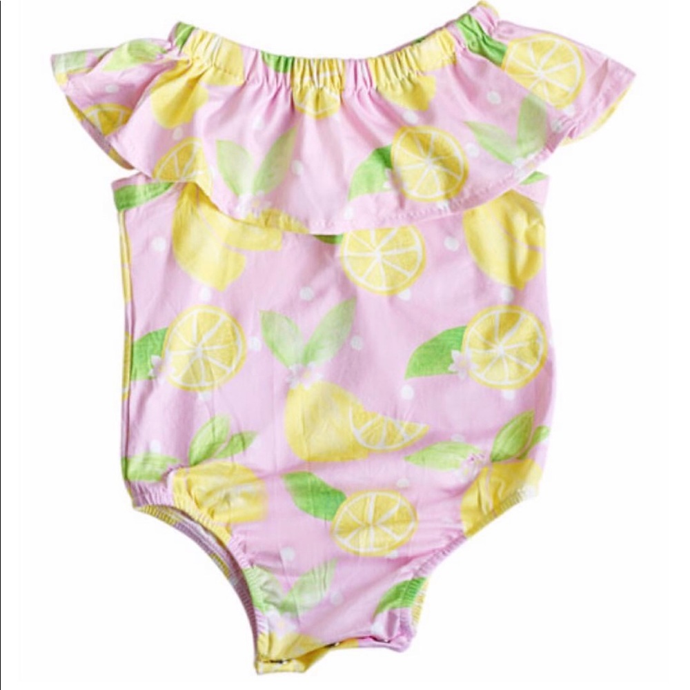 Bailey’s Blossoms Flutter Sleeve Romper